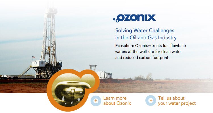 Ecosphere Ozonix - Solving water recovery, water treatment and water recycling challenges.